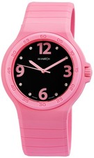 M-Watch Damen Armbanduhr Schweizer Frauen Quarzuhr Silikonband Strasssteine 3ATM