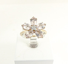 Ring 9 kt Gold Morganit &