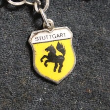 Stuttgart - Bettelarmband Wappen - 800 Silber
