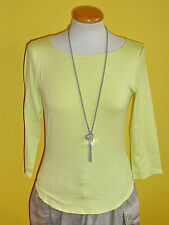 Langarmshirt Le Tricot Longhin Shirt Größe S neongelb