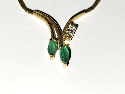 Top smaragdcollier mit - top,