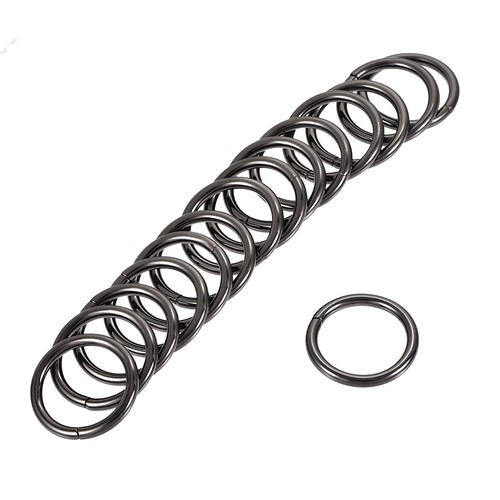 30stk metall ring 25mm id - o,