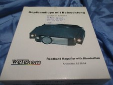 Kopfband - Lupe mit Beleuchtung , ungebraucht , ovp. , Nostalgie