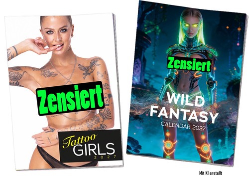 Erotik kalender set pin - 2-er,