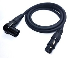 Mikrofonkabel XLR Winkel Male
