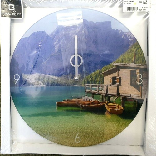 Wanduhr time art glas hütte - wanduhr,