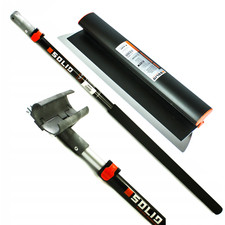 SET- Flächenspachtel mit aluminium teleskopstange und stielaufnahme für spachtel