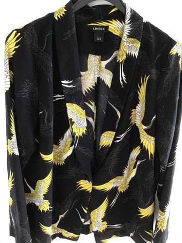 Lindex blazer kranich print - m,