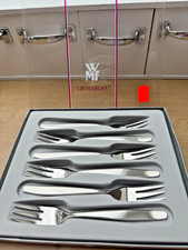 WMF LÜNEBURG - Cromargan - 6 Kuchengabeln  15,5 cm neu in OVP