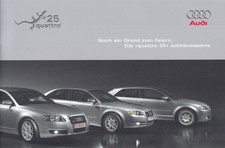 AUDI 25 JAHRE YEARS QUATTRO