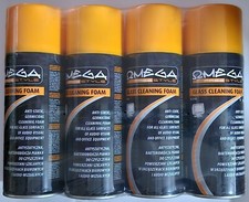 Viererpack Omega Glasreiniger Auto Scheibenreiniger 400ml Glass Cleaning Foam