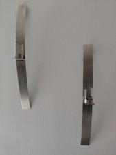 2er-Set Wand-Kerzenhalter Edelstahl