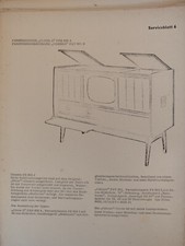 RFT Serviceunterlagen 54 Fernseher DDR Röhrenfernseher komplette Servicemappe