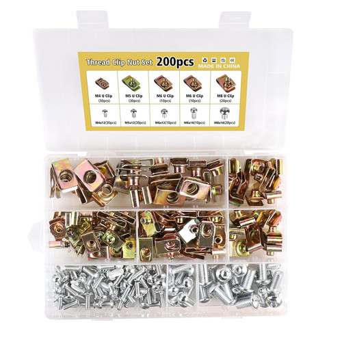 200 stück blechmuttern - 200,