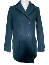 Massimo dutti Preloved Mantel Damen Größe 34 Petrol Klassich Elegant Hebst Basic