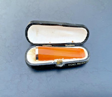 Bernstein-Zigarettenspitze - mit Silbermontierung (835) - mit Etui
