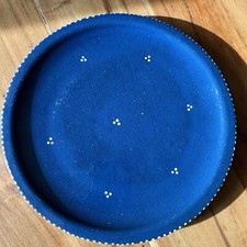 Keramik Teller handgefertigt aus dem Elsaß/Soufflenheim - Durchmesser 25 cm