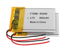 LiPo 403040 - 500mAh 3.7V