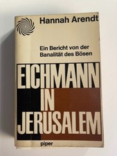 Hannah Arendt Eichmann Jerusalem, Hannah Arendt, Eichmann, Philosophie