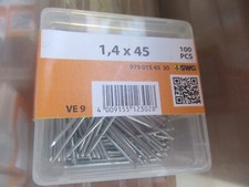 Stahlnägel Leistenstifte  1,4x45mm 100Stück Nägel / Aktion ContNr.66