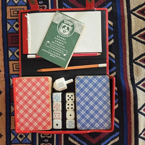 Kartenspiel set rommé canasta - kartenspiel,