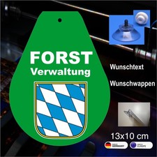 Forst  Schild mit Wunschwappen
