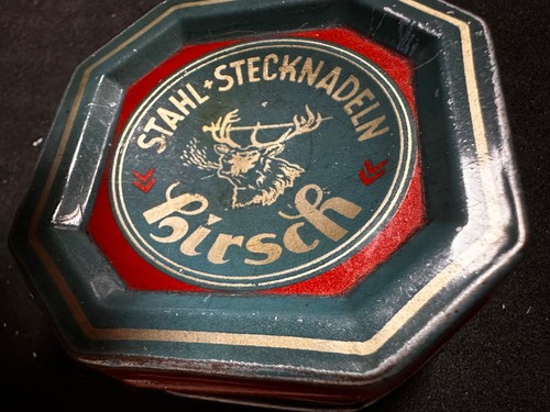 Alte blechdose metall dose mit - blechdose,