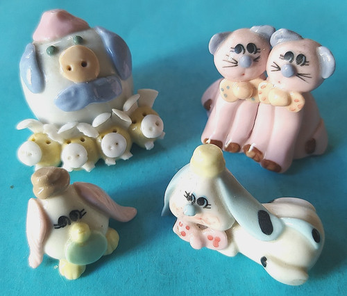 Mini porzellan figuren - porzellan,