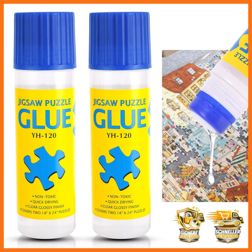 Puzzlekleber transparent 2er - transparent,