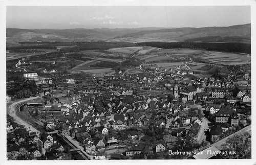 Backnang flugzeugaufnahme ngl - backnang,