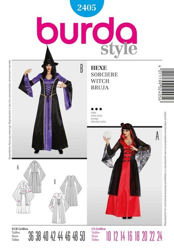 Burda style 2405 hexe - 2405,