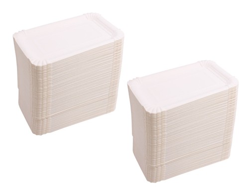 Pappteller eckig 13x20 - , cm