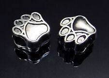 European Bead Pfote Tatze 2 Stk. Element Anhänger Armband Kette Spacer, P-48