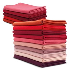 Bündchenstoff Set Rottöne