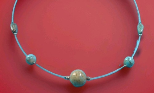 Halskette blaue - ,