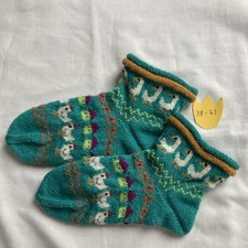 Handgestrickte Norwegersocken