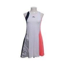 Adidas, Trainingskleid, Größe: 38, Weiß/Blau/Mehrfarbig, Damen -Ycd