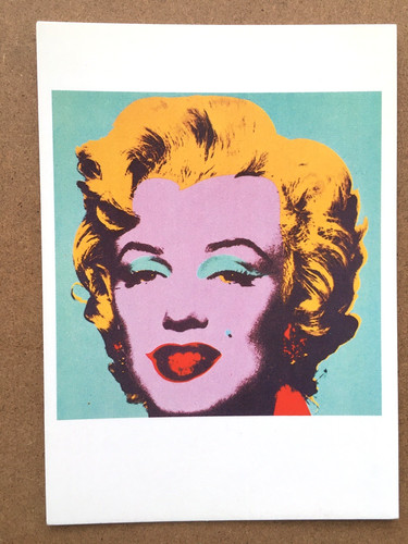 Postkarte andy warhol gemälde - postkarte,