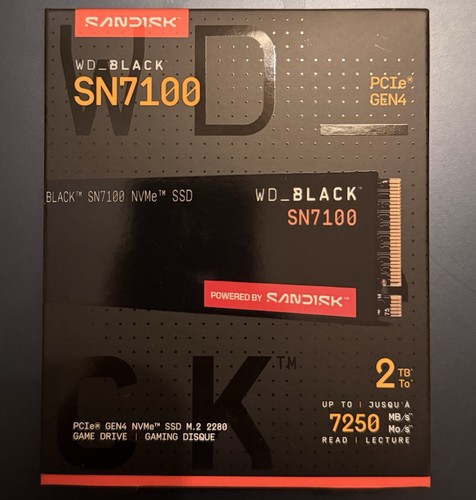 Black sn7100 ssd 2 - sn7100, tb