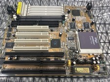 Soyo SY-5BT Retro AT Mainboard Sockel 7 EDO SD RAM 3x ISA PCI IDE USB COM* m982