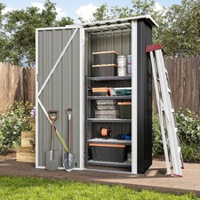 Metall gerätehaus 88x61x164cm - metall,