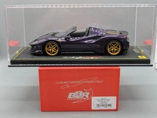 Modellautos 1:18 BBR Ferrari 488 Pista Spider 17/34 Lederplatte Vitrine OVP