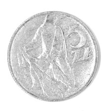 5 Zloty Münze Polen aus 1959