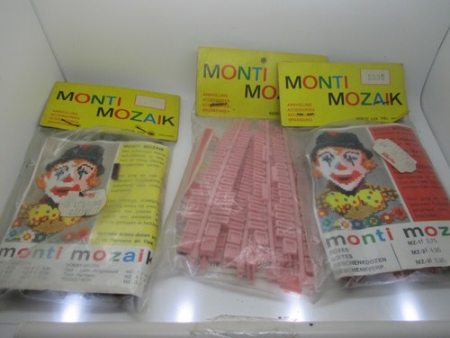 Konvolut monti mozaik - 3x,