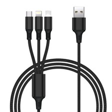 1,2m Multi USB Ladekabel 3in1