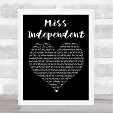 Miss Independent Black Heart