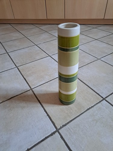Blumenvase farbe grün weiss - blumenvase, grün-weiss