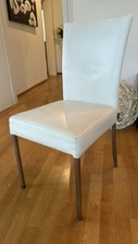 Contur Esszimmer Stuhl Penthouse Weiß Leder Design Stühle