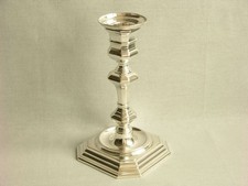 KLASSISCHER LEUCHTER  SILBER   KERZENHALTER