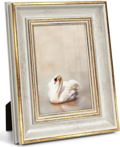 Antiker fotorahmen beige - fotorahmen:, beige-gold